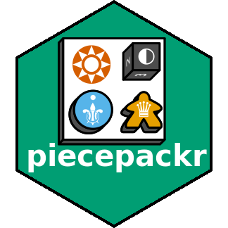 piecepackr hex sticker